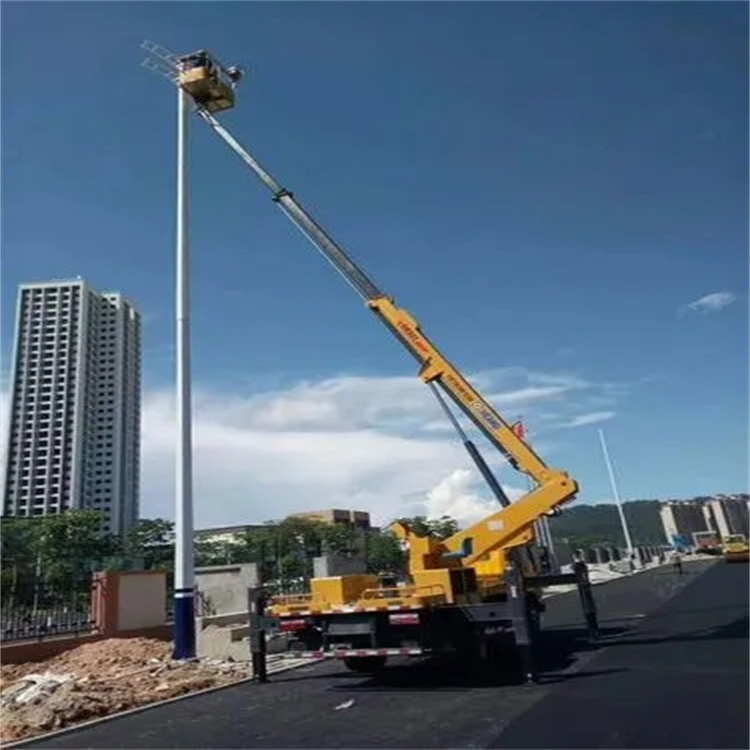 仁寿维修路灯的曲臂升降车出租